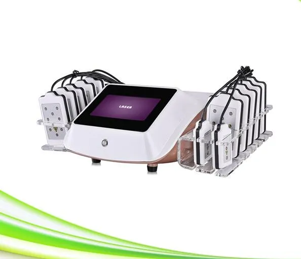 Salon Spa Clinic 14 kuddar Lipo Laser Kavitation Kroppsbantning Lipo Laser Lipolys Lipolaser Machine