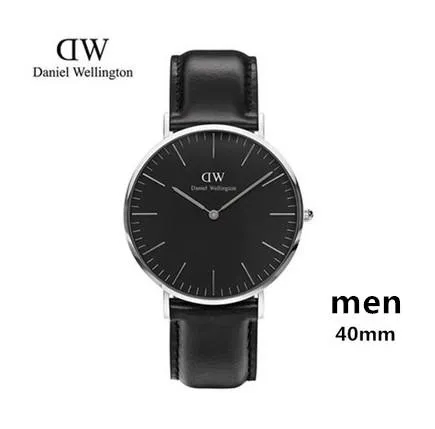 2019 Daniel Wellington 40 Mm Moda De Negocios Para Hombres Reloj