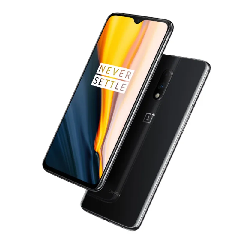 Téléphone portable d'origine Oneplus 7 4G LTE 12 Go de RAM 256 Go de ROM Snapdragon 855 Octa Core Android 6.41 "Plein écran 48.0MP Face ID Smart Mobile Phone