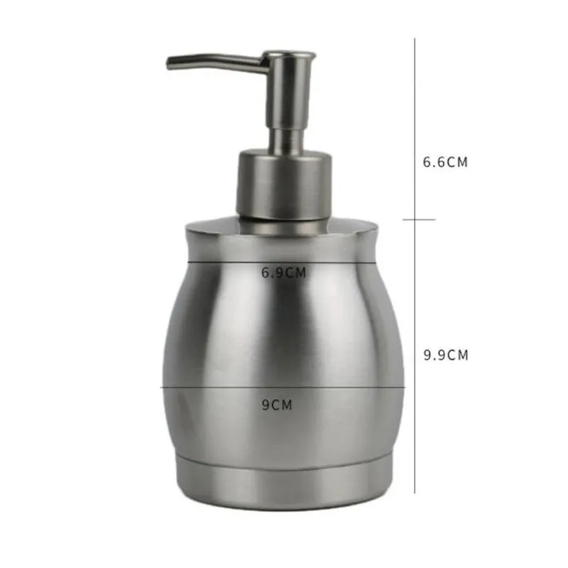 High Quality Stainless Steel Soap Dispenser Hand Sanitizer In Emulsion Bottle Bathroom Fixture Fast Shipping ZC2129