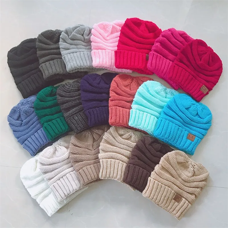 Fashion Womens Autumn Winter Wool Hat Flanging Outdoor Warm Comfortable Windproof Pullover Hat 20 Color for Adult