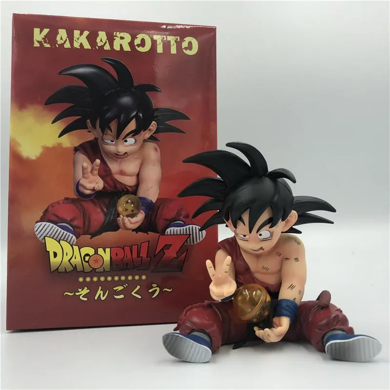 Dragon Ball Z Niño Goku herido Victoria sentado Figura de acción DBZ Goku Vegeta Colección Super Dragon Ball Z Niño Goku herido Victoria sentado Figura de acción DBZ Goku Vegeta Colección Super