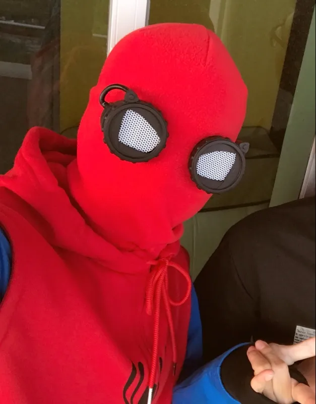 Spider-Man Homecoming SpiderMan traje casero Peter Park Cosplay Spiderman  Mask Accesorio para adulto