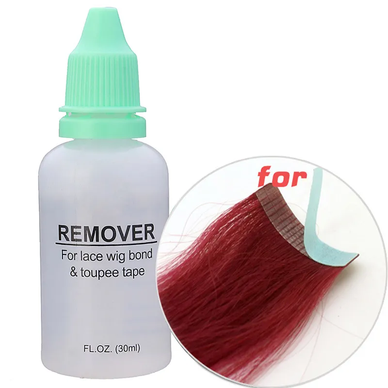 Removedor de adhesivo / adhesivo / adhesivo para cinta de lados dobles de 30 ml para el salón de belleza, removedor de pelo con cinta adhesiva
