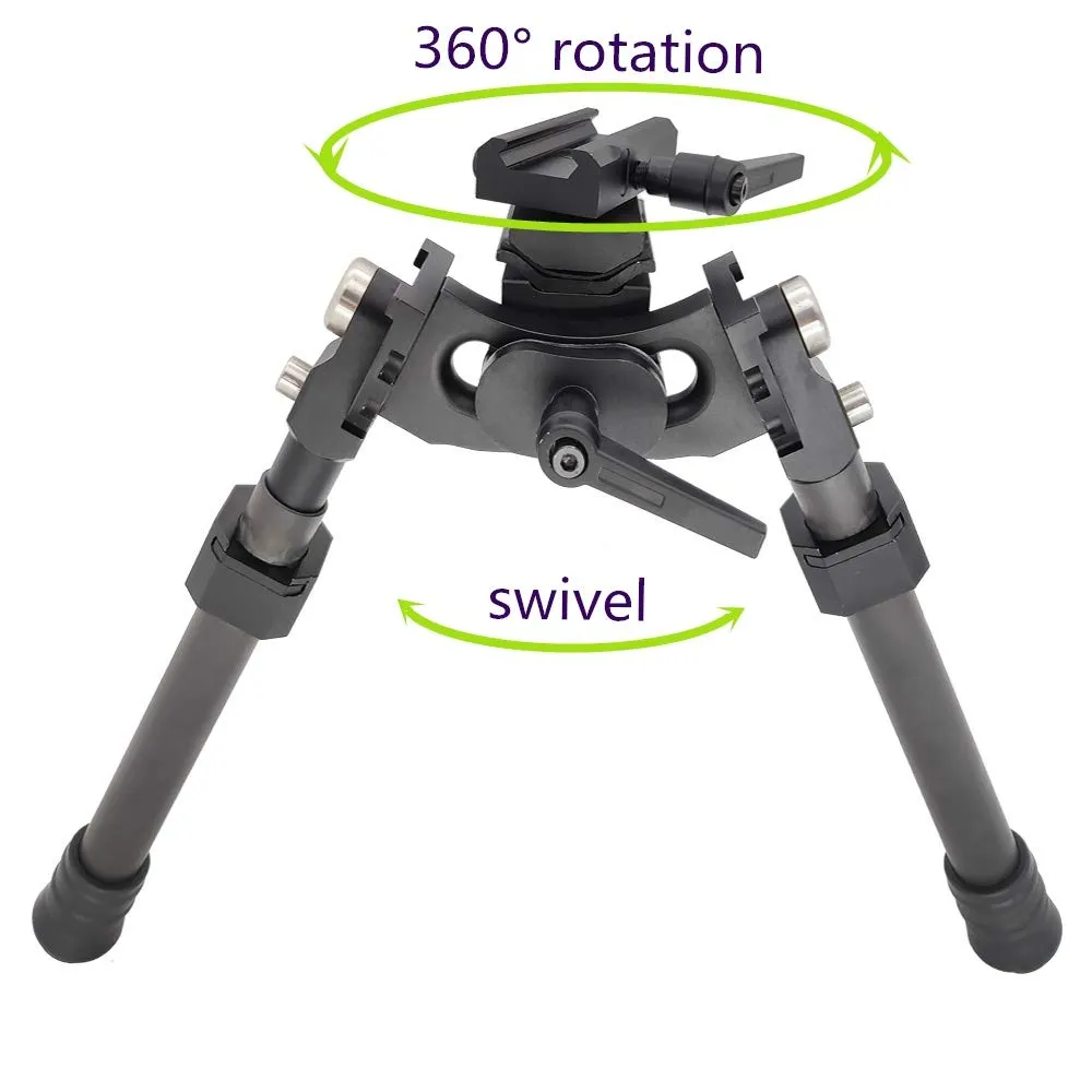 LRA Style Tactical Lightweight Long Range Accuracy Carbon Fiber Bipod