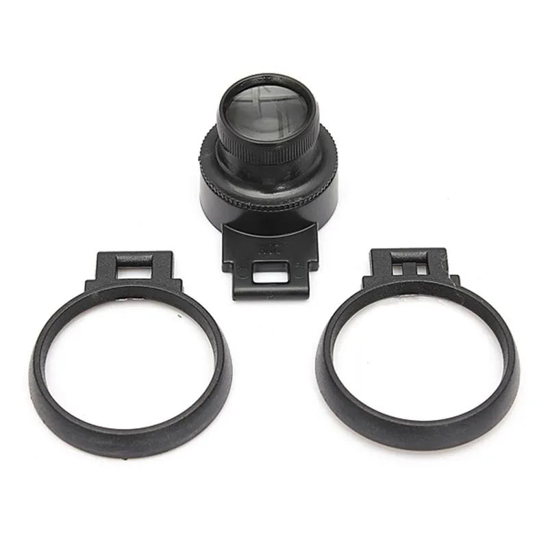 5820x Büyüteç Cam Kulaklık LED Işık Kafa Bandı Büyüteç Okuma İçin 8 lens Saat Onarımı Loupe Tool2237323