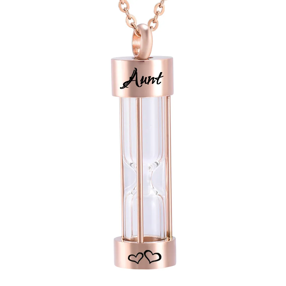 Rose Gold Hourglass Urn Pendant Cremation Cremation Jewelry A Memorable Keepsake For Grandma Grandpa Mom Dad From Misyoujewelry 3.27 DHgate.Com