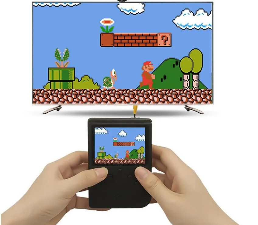 Retro Portable Mini Handheld Console 3 0 -calowy duży ekran Kolor LCD Kolor Player ma 168 gier3021