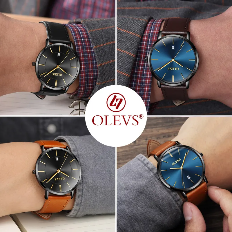 Olevs ultra thin watch on sale
