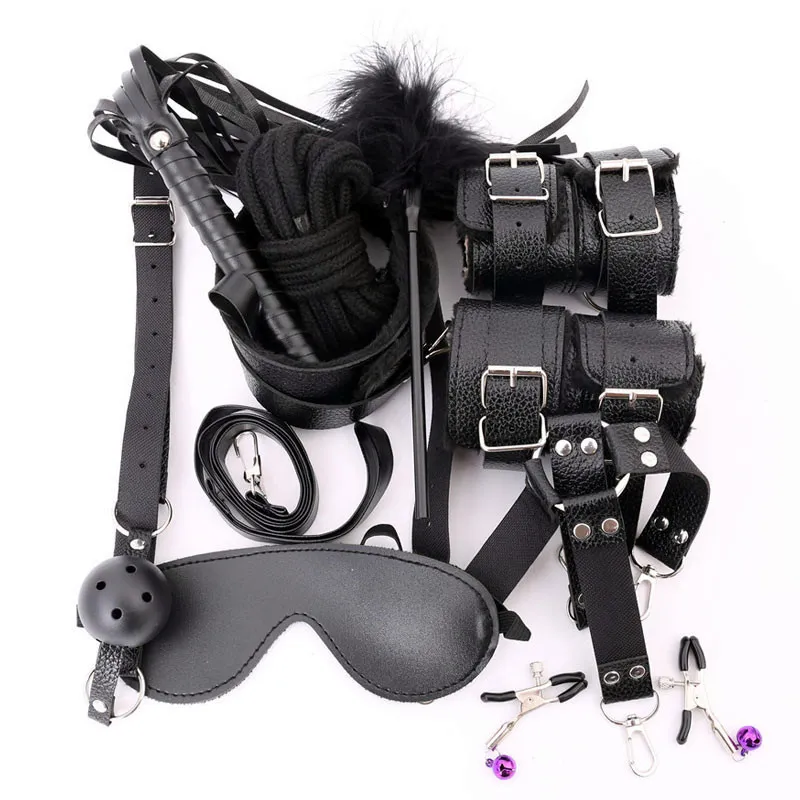 Juego de esposas, BDSM Equipo de Bondage sujeción de cama Correa de cuerda  para adultos Artículos de juego muñecas y Ankle Cuffs, Juguetes sexuales  para parejas - China BDSM y esposas precio