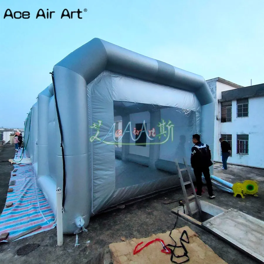 Source Cabine de peinture gonflable 10m x 5m x 4m, cabine de pulvérisation  mobile pour peinture de voiture on m.alibaba.com