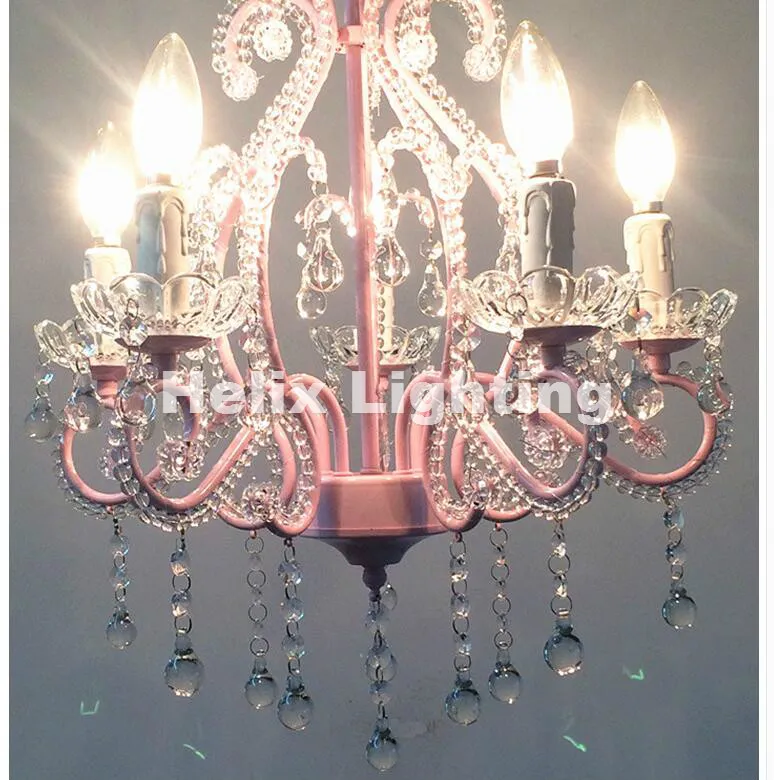 Pink chandelier shades hotsell