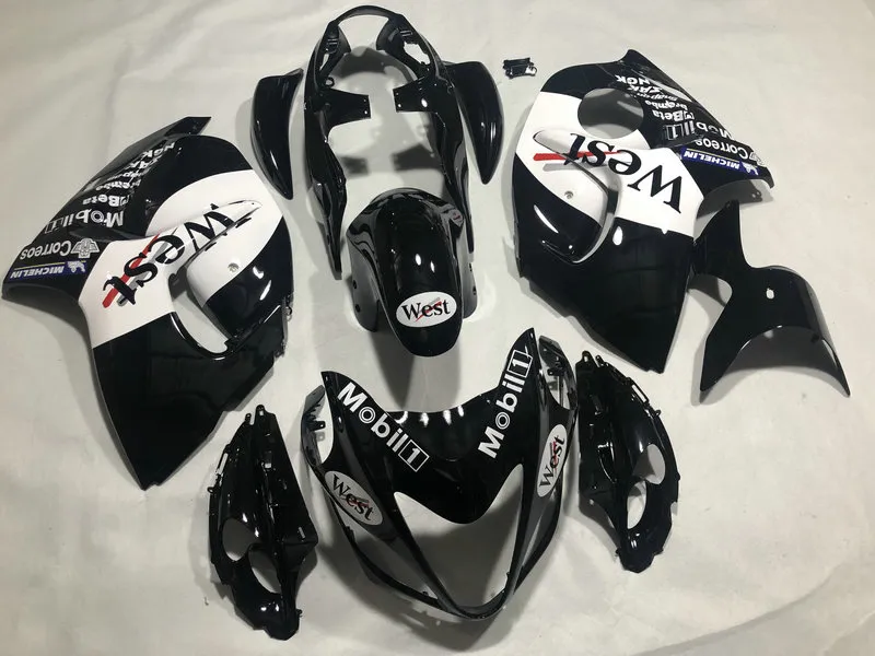 SUZUKI Hayabusa GSXR1300 için enjeksiyon kaporta gövdesi kiti 08 09 10 12 15 GSXR 1300 2008 2010 2012 Kaplamalar kaporta + Hediyeler GS18