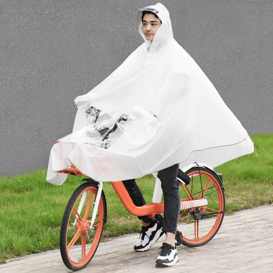 Män Kvinnor Raincoat Scooter Motorcykel Bike Eva Vattentät Rainwear från YouPin