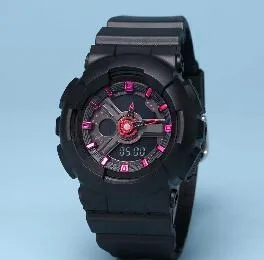 orologio elettronico impermeabile da donna nuovo, zona multiorario, luci portatili, scatola per orologi sportivi all'aria aperta, mini orologio digitale a led per ragazza