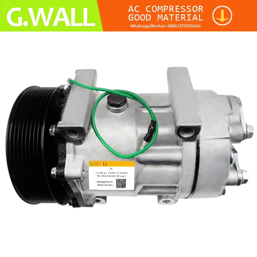 SD7H15 AC-compressor voor auto Volvo graafmachine SANTEN auto AC Compressor onderdelen