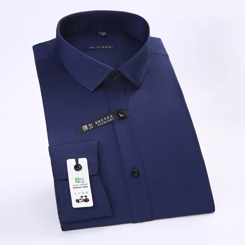 Plus Size Non-Ironing bugatchi uomo dress shirt with Long Sleeves - Perfect for Formal Business and Office Wear Plus Size Non-Ironing bugatchi uomo dress shirt with Long Sleeves - Perfect for Formal Business and Office Wear