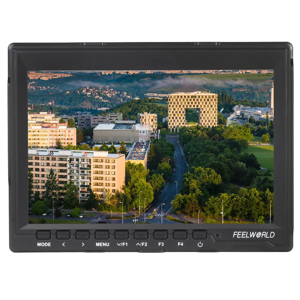 FW74K Draagbare Ultra HD IPS LCD-scherm Camera Monitor met batterij gesp Plaat voor Panasonic GH4 voor Sony BMPCC