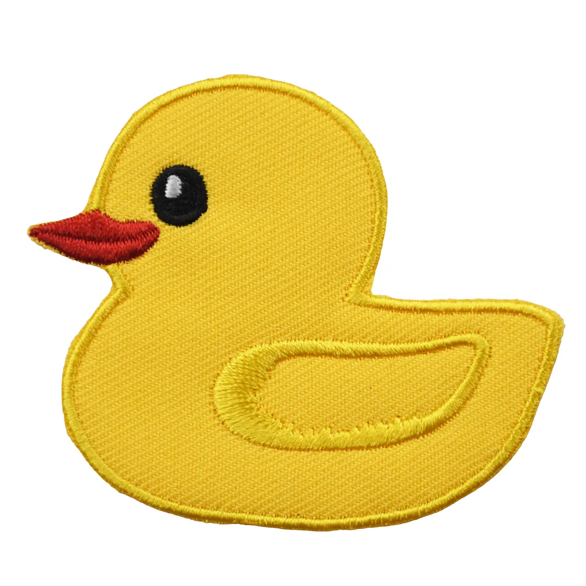 Embroidered Duck Iron On Patch - Sew On Badge Animal Embroidery For Clothes