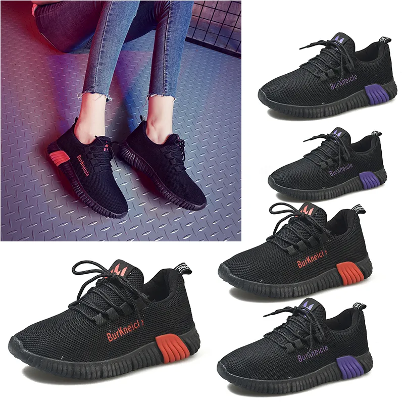 Kobiety moda new2020 Top Running Sport Buty Triple Black Red Purle Mesh Oddychane wygodne designerskie trenerzy trampki Rozmiar 35-40