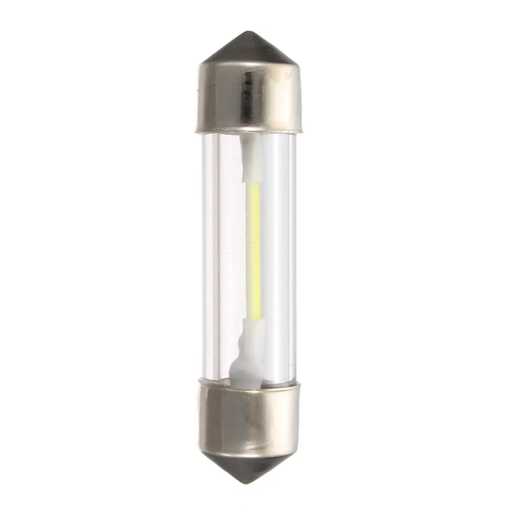 Blanc COB Filament LED Festoon Dome Light Liseuse 31mm 36mm 39mm 41mm