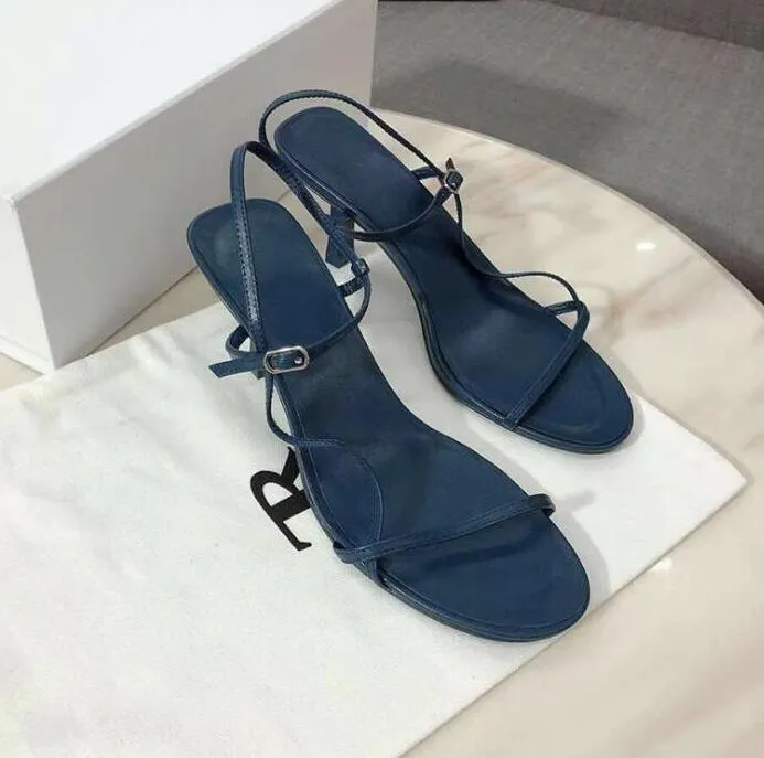 Bare leather sandals