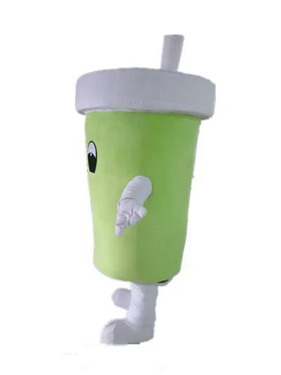 2019 Factory Hot New The Head A Green Cup Mascot Cosutme dla dorosłych do noszenia