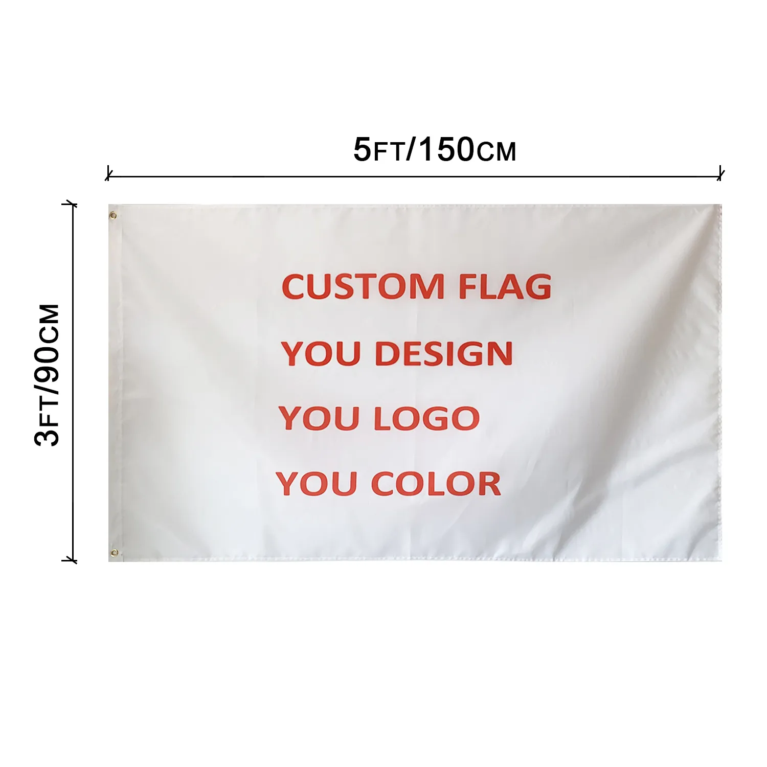 3 x 5 FT benutzerdefinierte Flagge 100D Polyester Messingösen hohe Qualität günstig kostenloser Versand individuelles Logo-Design Outdoor-Teamsport-Werbeclub