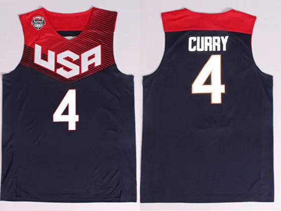 2014 الولايات المتحدة الأمريكية لكرة السلة جيرسي Dream Team Eleven 4 Stephen Curry 5 Thompson 6 Derrick Rose 10 Kyrie Irving James Harden Kevin Durant National