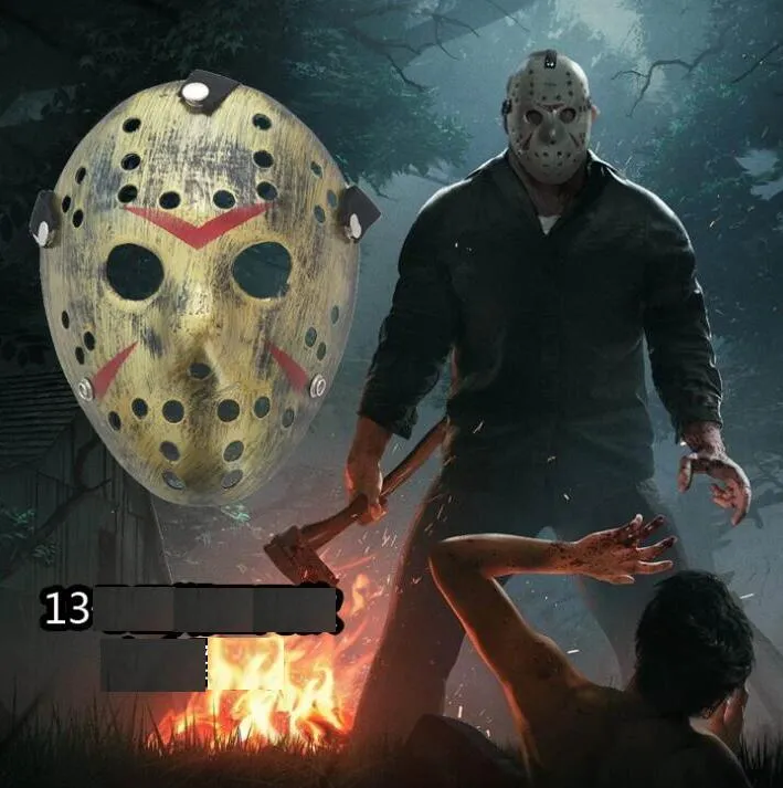 Halloween Horror Killer Jason Masks Cosplay Kostymer Fredag ​​Den 13: e delen 7 Jason Voorhees Costume Prop Hockey Mask Party Vorhes Scary Mask