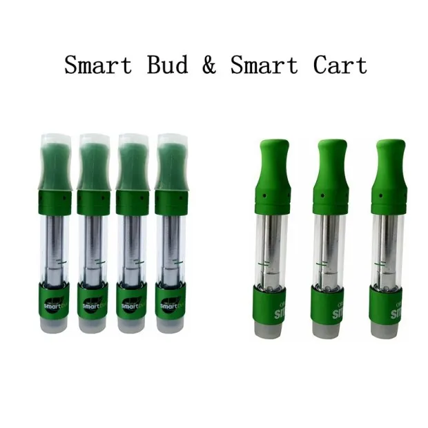 Wholesale Smart Carts Vape Cartridges Smart Bud Dry Herb Vaporizer 1ml Ceramic Disposable Vape
