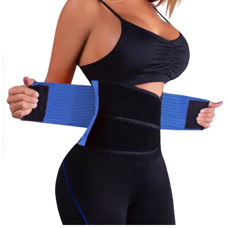 Waist Trainer Cincher Man Kvinnor Xtreme Thermo Power Body Shaper Girdle Belt Underbust Control Corset Firm