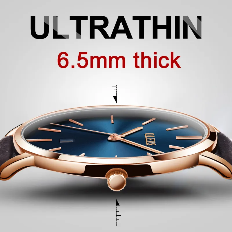 Olevs Ultra Thin Leather Business Watch For Men Waterproof And Scratch Resistant Gute Wristwatch G5869p Y19051403 From Qiyue07 19.44 DHgate.Com