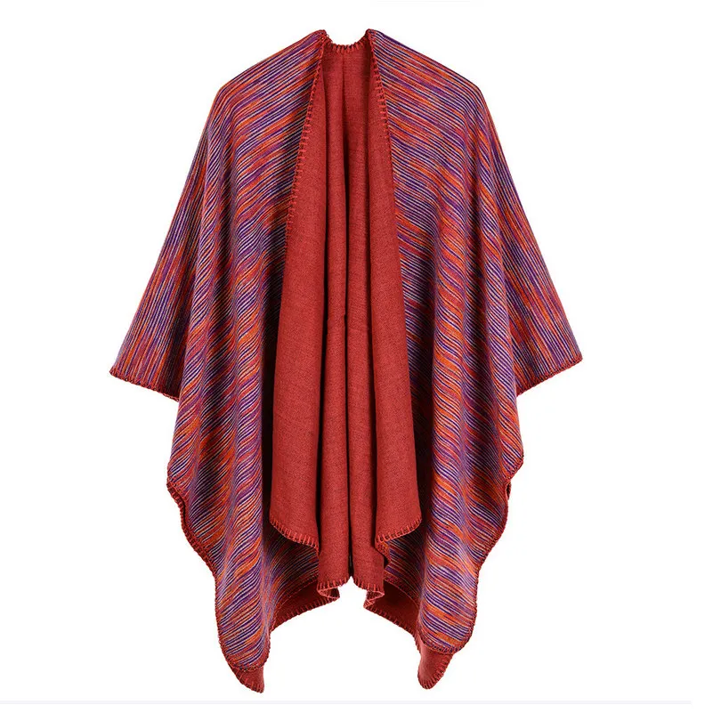 Lady Scarves Autumn and Winter New Fashion Luxury Wraps Imitation Cashmere Shawls Wholesale Classic Gradient Pashmina