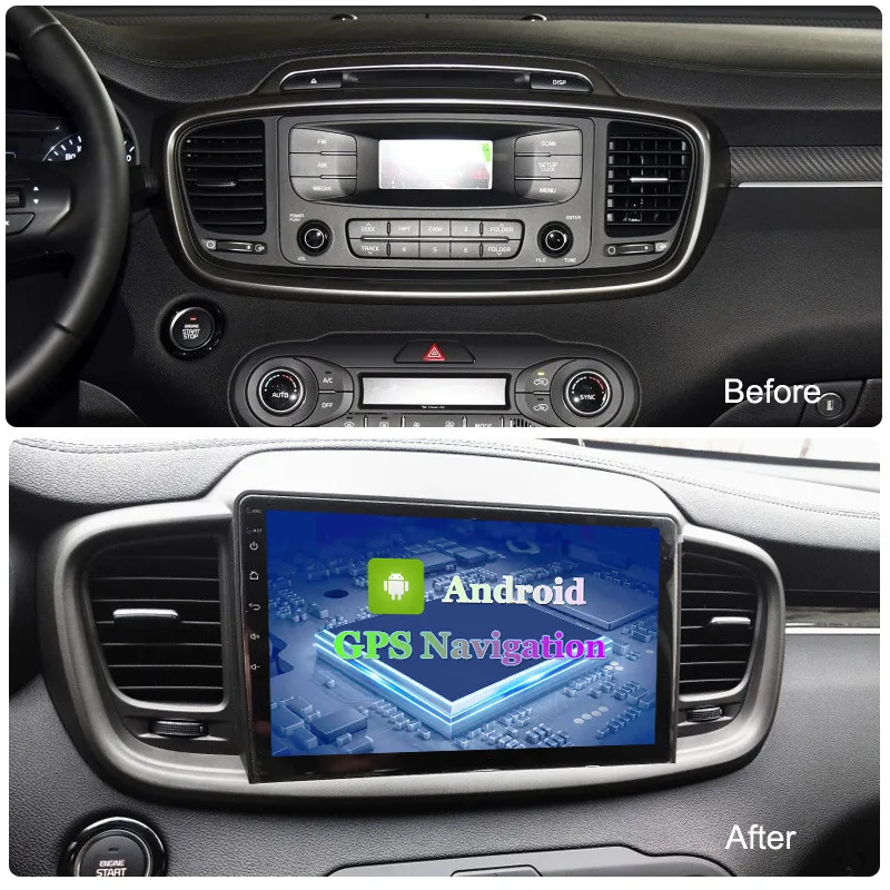 Radio navigation system for Kia Sorento with GPS ANDROID