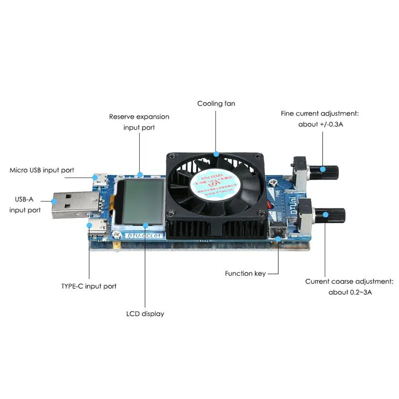 XBRWP USB Electronic Load Tester Multifunctional... From New268, $78.98 ...