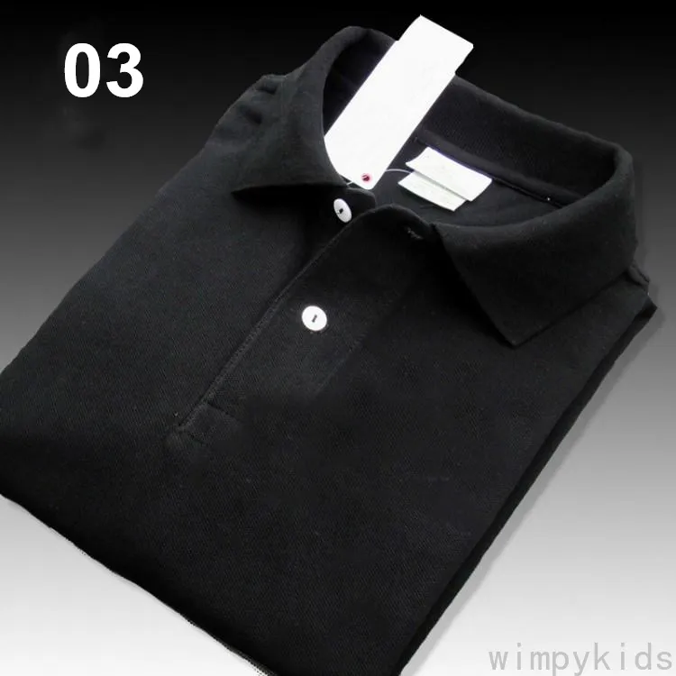 Dropship Men Polo Shirt Crocodile Wysoka jakość męskie solidne bawełniane szorty TOP Polo krótkie rękawie Summer Homme T-shirty Man Poloshirts Poloshirt WM2020