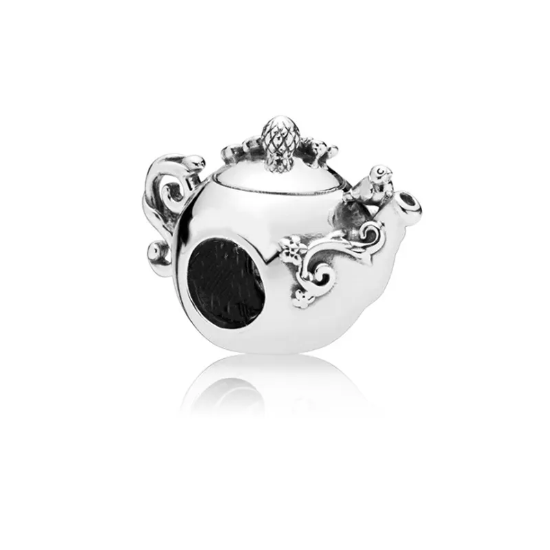 Mooie theepot legering charme bead mode vrouwen sieraden prachtig ontwerp Europese stijl voor diy armband ketting Panza004-53