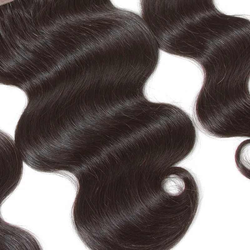 Indian Virgin Hair HD Lace Frontal 13x4 Body Wave Hair Products Natural Color Remy Hairs 13 By 4 Frontals