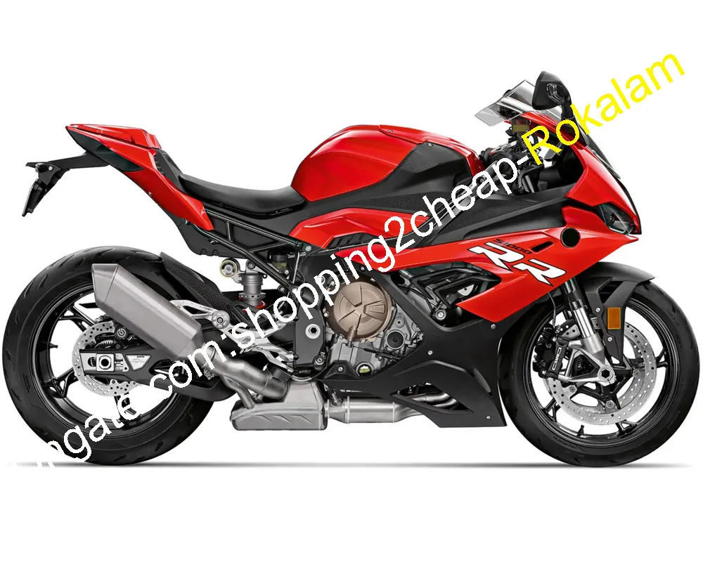 BMW S1000RR 2019 2020 S 1000RR S1000 RR 19 20 Kırmızı Siyah Motosiklet Kargaşası Parça Kaplama Kiti