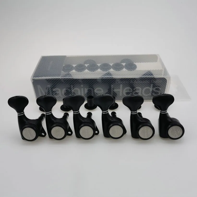 Guitar Pegs Tuners Mécaniques / Version améliorée Verrouillage des cordes Tuning Key Pegs Tuners pour, Style Guitares électriques Noir