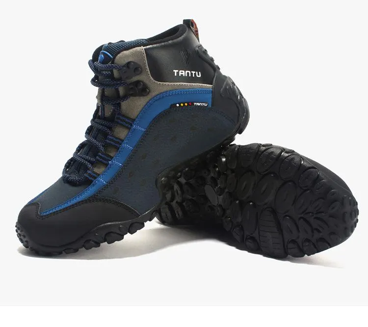 Men's Waterproof Ankle Boots Fashion High Top Work Boots with Air  Cushion, Black, Green, Brown Hot Sale!