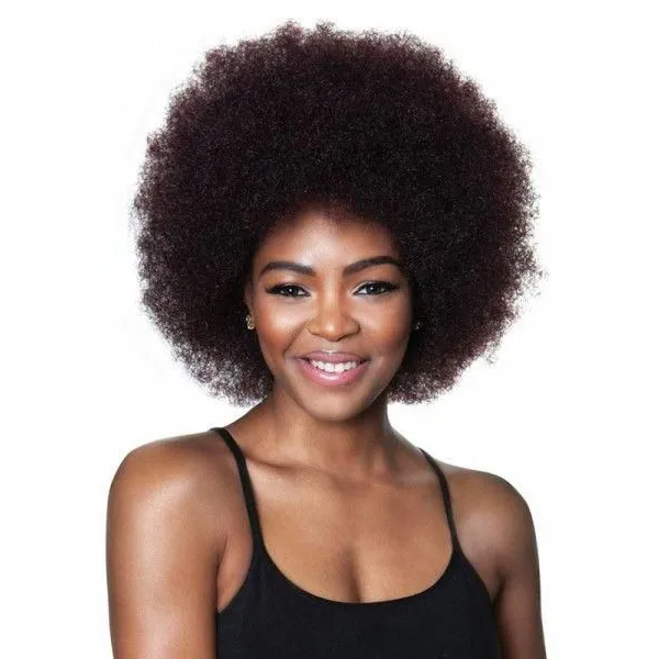 Parrucca riccia crespa corta da donna acconciatura all'ingrosso Parrucca naturale riccia afro-americana di simulazione dei capelli umani