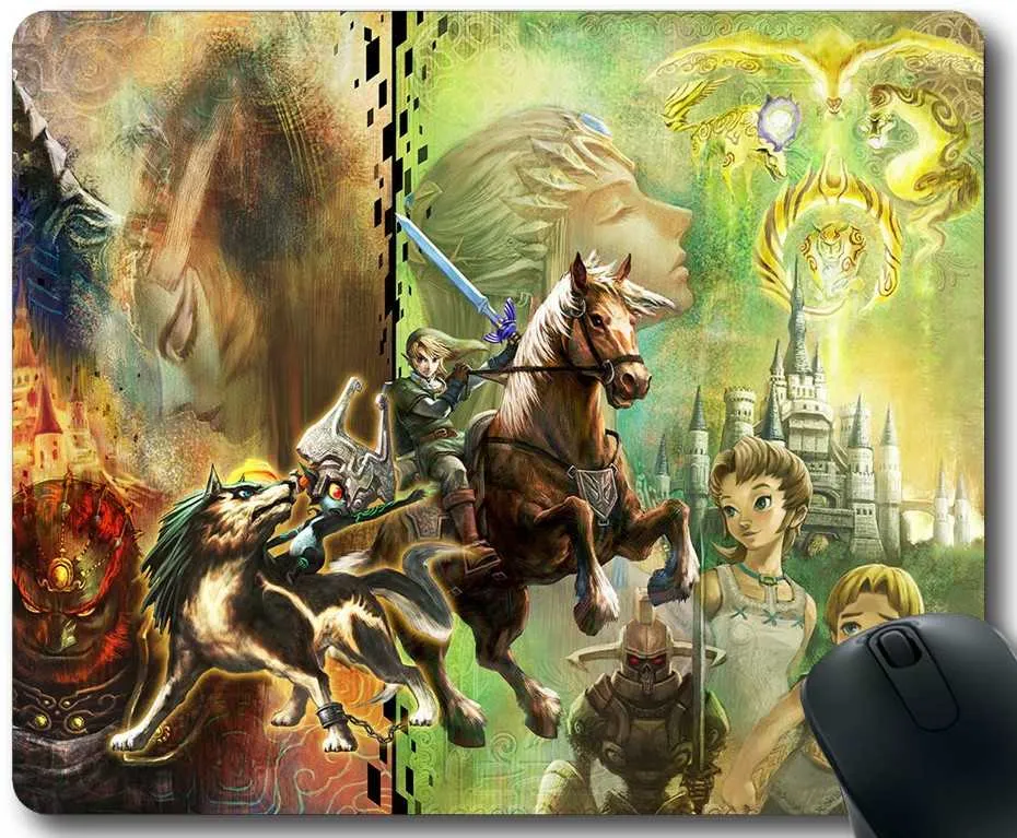 Tapis de souris The Legend of Zelda 8,6 pouces X 7 pouces, design de  personnalité, tapis de souris de jeu, Souvenirs de Style