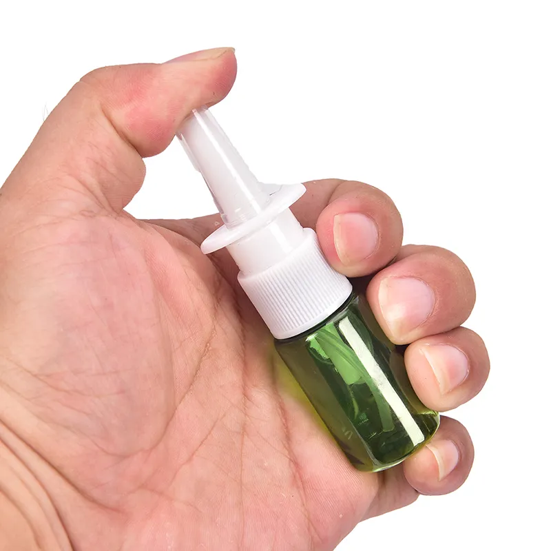 Flacon De Pulvérisation Nasale Portatif Rechargeable En Verre Ambré Vide De 50 ML Avec Pulvérisateur De Brouillard Sous Pression Contenant De L'eau De Maquillage (10 Ea