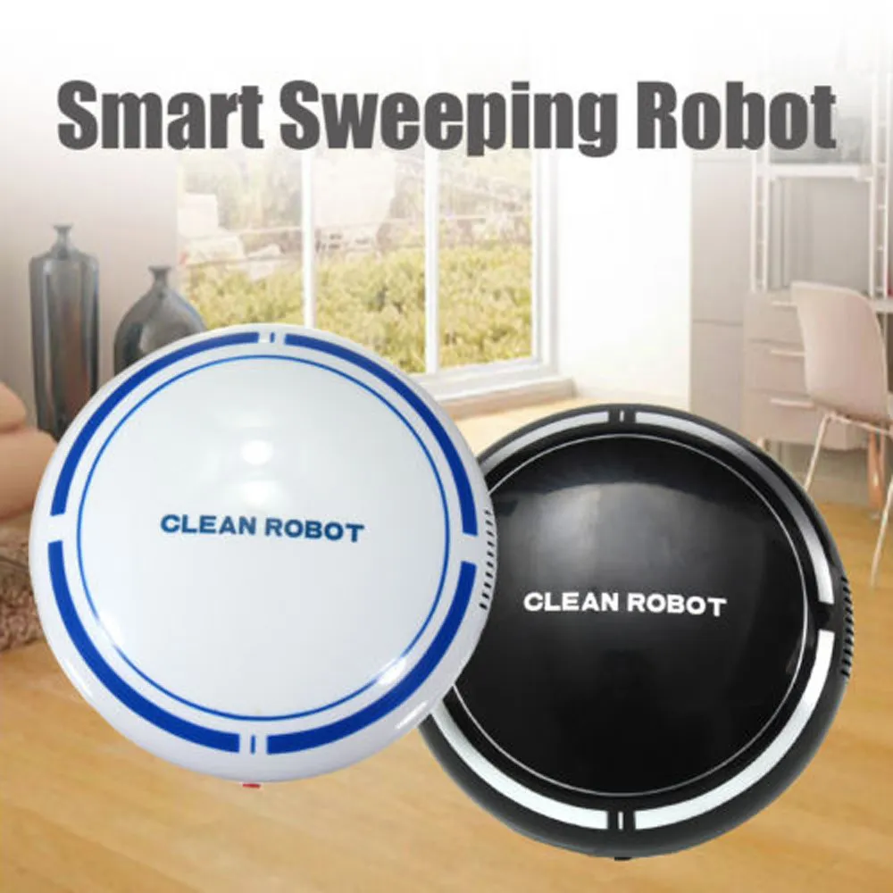 Automatisk renare Robot USB Uppladdningsbar Smart Robot Vakuum Golv Renare Sopmaskin Robotic Clean Helper For Home Office