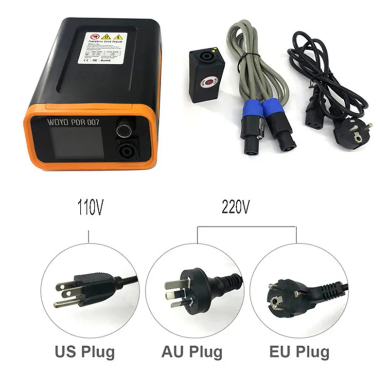 PDRペイント少ない磁気機械110V/220V誘導デントの修理鋼/鉄の車のデントのためのホットボックスWOYO PDR 007