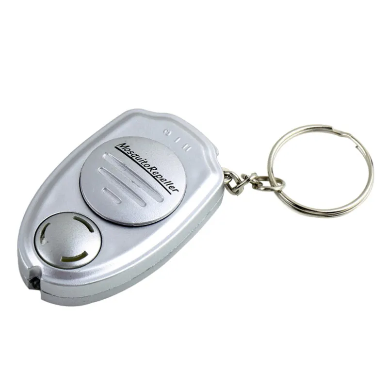 Portable Ultraljud Anti Mosquito Repeller Insect Repellent Key Chain Electronic Pest Control Gratis DHL