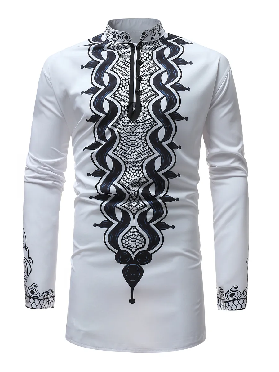 Vêtements ethniques traditionnels vêtements africains hommes roupa africana dashiki homme afrique nationalité chemises pour homme nigérian