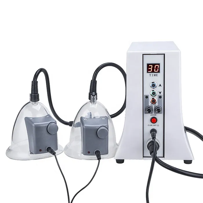 35 CUPS Vacuum Therapy Lymphatic Drainage Slimming Buttocks Lifting Machine Pulsed and Continuous Suction